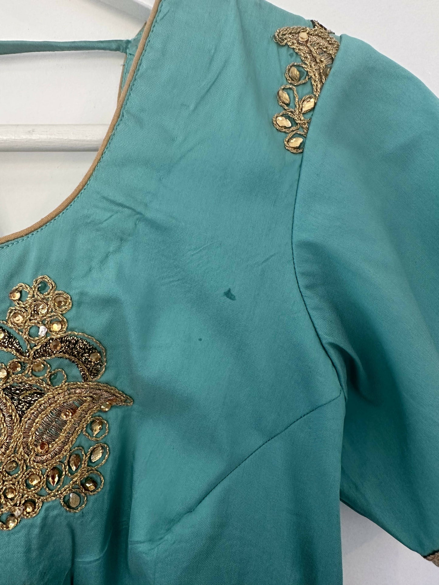 Sea green pyjama suit