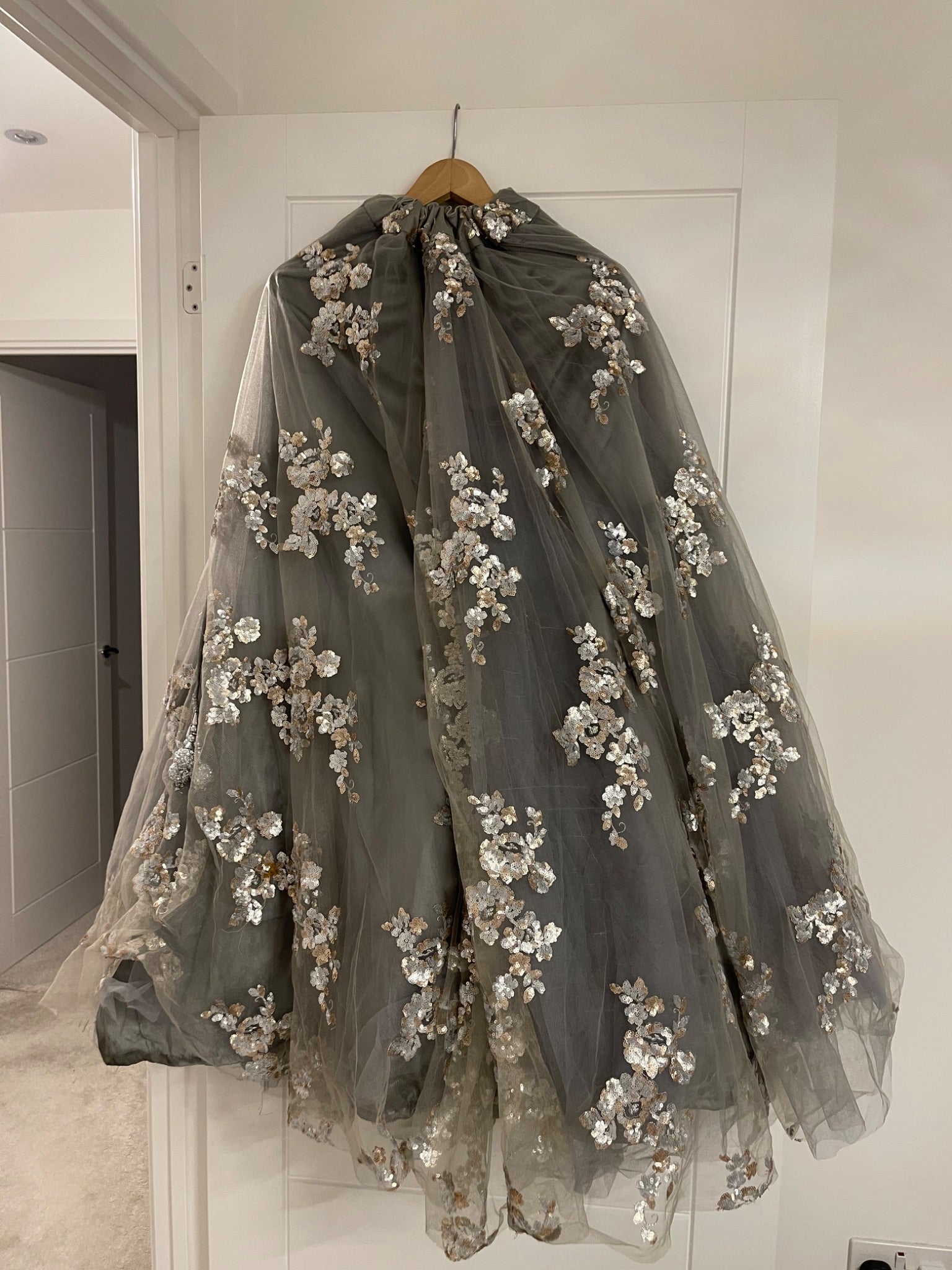 Grey Lehenga skirt - 2