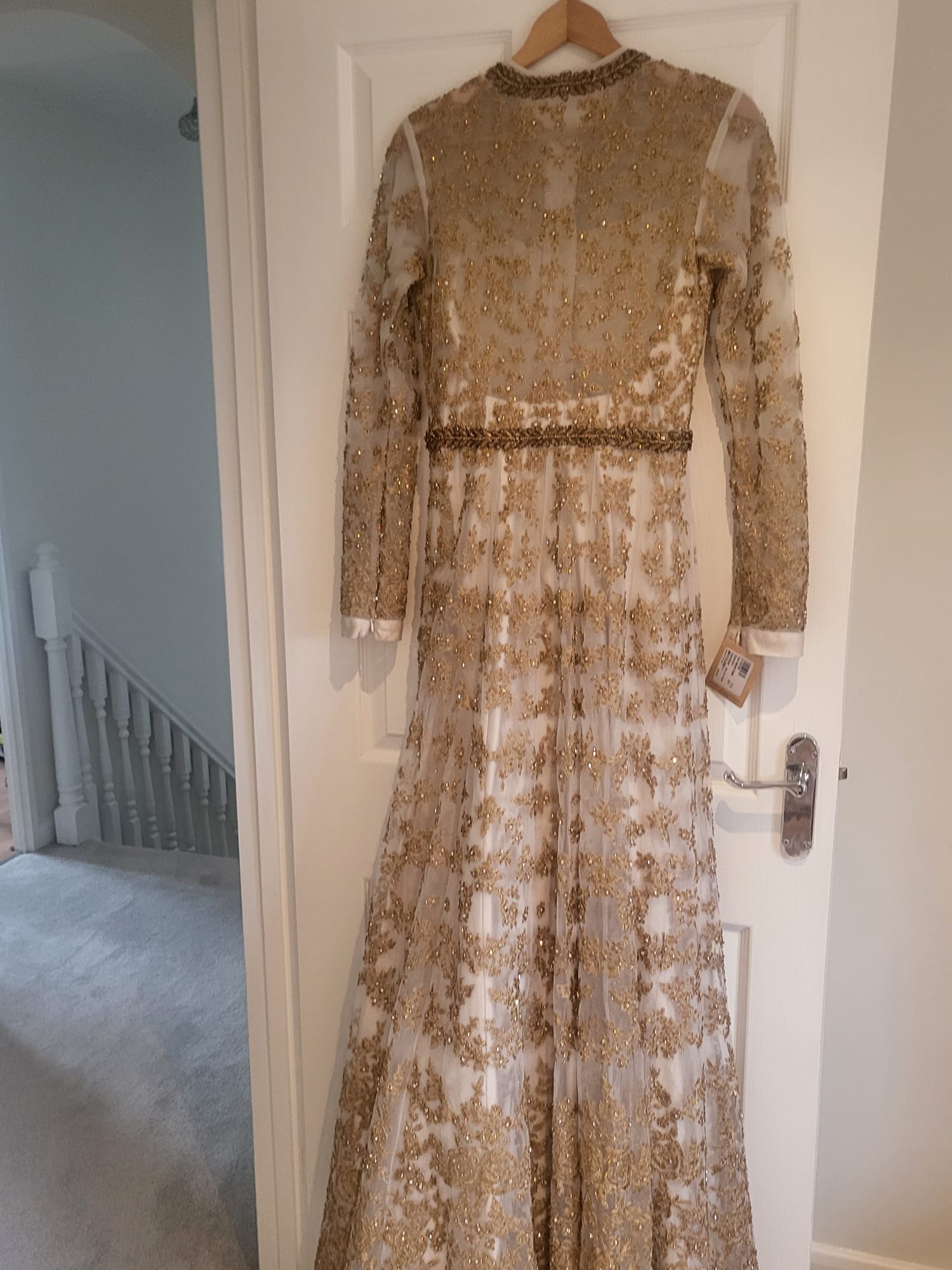 Gold Gown Unworn ladies size 10/12 from Seasons Mumbai - 7