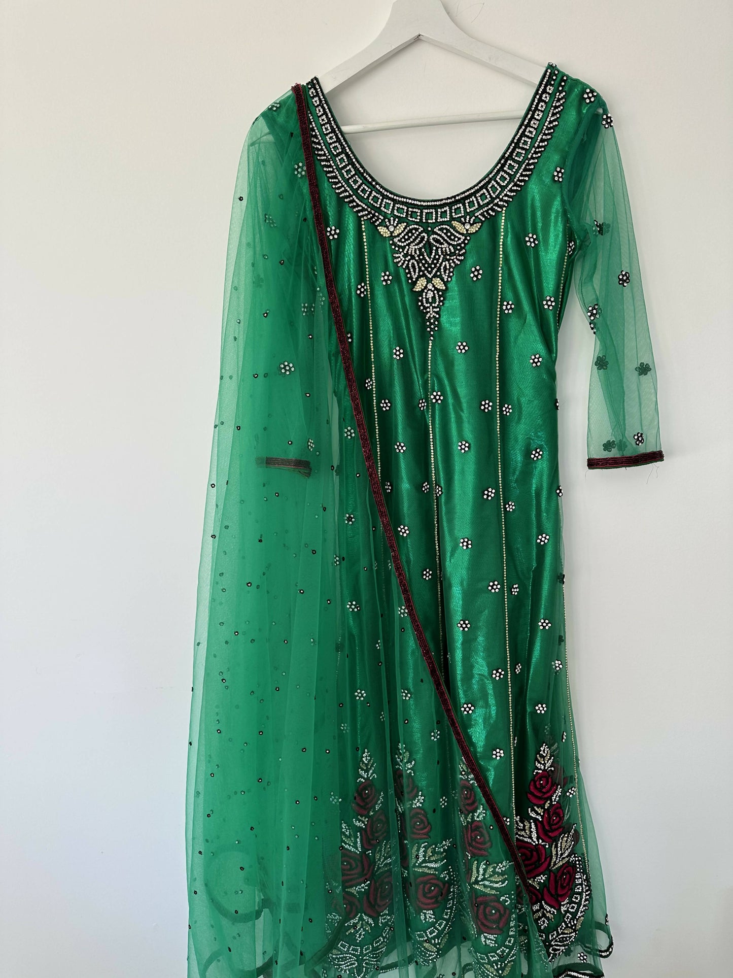 Forest Green Anarkali Suit/Dress