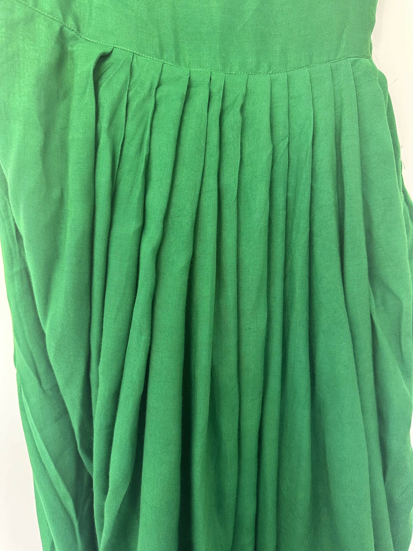 Green multicoloured salwar suit