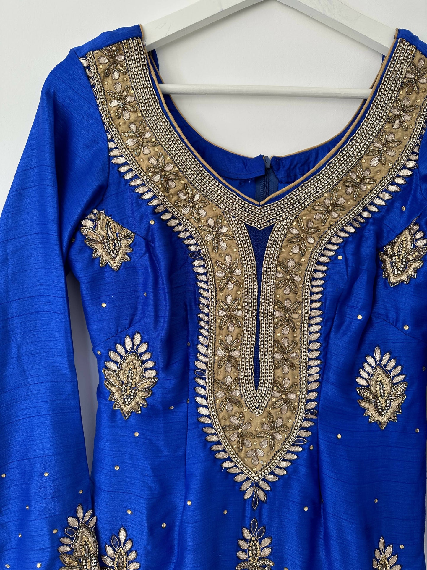 Royal blue salwar suit